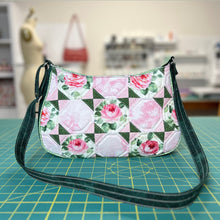 Load image into Gallery viewer, Patchwork Design Bags, Stitched Patchwork Bags; Quilted Shoulder Bags; Cotton bags; designer&#39;s bag; one of a kind bag; handmade bags
