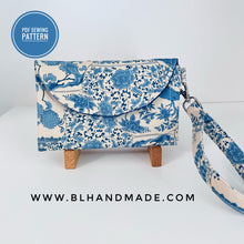 Load image into Gallery viewer, Wallet sewing pattern; wallet pattern;  free sewing pattern; coin purse sewing pattern; diy fabric wallet tutorial;  easy wallet sewing pattern