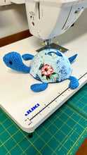 Load image into Gallery viewer, Pincushion, Cute pincushion, turtle pincushion, Pins, Sewing Pin, animal pincushion, walnut crust pincushion