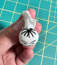 Load image into Gallery viewer, Vintage pincushion with 8 little people PDF sewing pattern