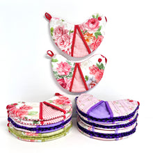 Load image into Gallery viewer, Pick any Pair of Bird-shaped Potholders/Oven Mitts - Romantic