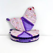 Load image into Gallery viewer, Pick any Pair of Bird-shaped Potholders/Oven Mitts - Romantic