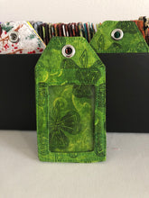 Load image into Gallery viewer, Pick any luggage tags; Fabric tags; ID tag; name tags - blue