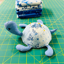 Load image into Gallery viewer, pincushion; cute pincushion; animal pincushion; DIY pincushion; Turtle pincushion, Pins, Walnut crust pincushion, sewing pins