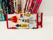 Load image into Gallery viewer, checkbook covers; purses; fabric checkbook cover wallet