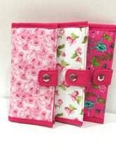 Load image into Gallery viewer, checkbook covers; purses; fabric checkbook cover wallet