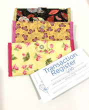 Load image into Gallery viewer, checkbook covers; purses; fabric checkbook cover wallet