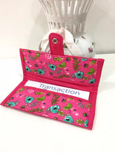Load image into Gallery viewer, checkbook covers; purses; fabric checkbook cover wallet