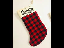 Load and play video in Gallery viewer, DIY Christmas Stocking Sewing Patterns