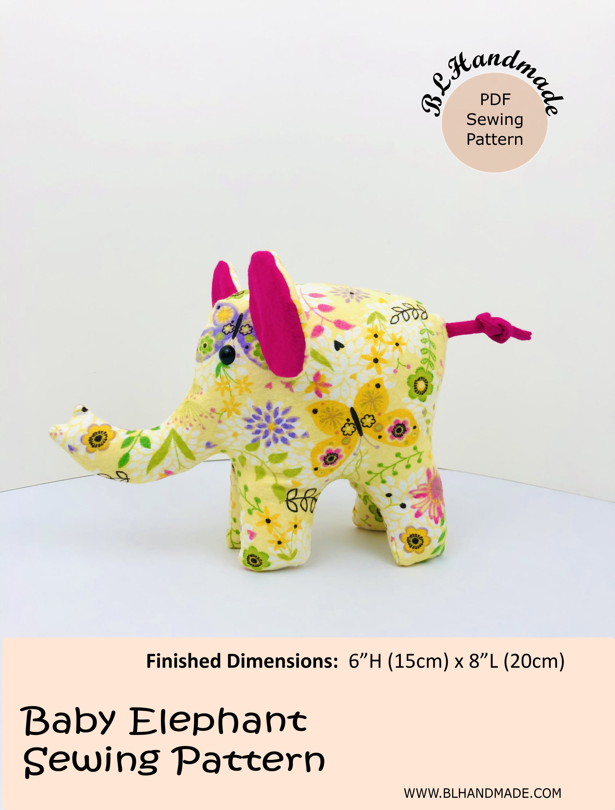 Elephant sewing pattern free pdf sales