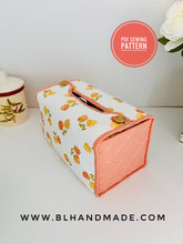 Load image into Gallery viewer, Tissue box cover sewing pattern