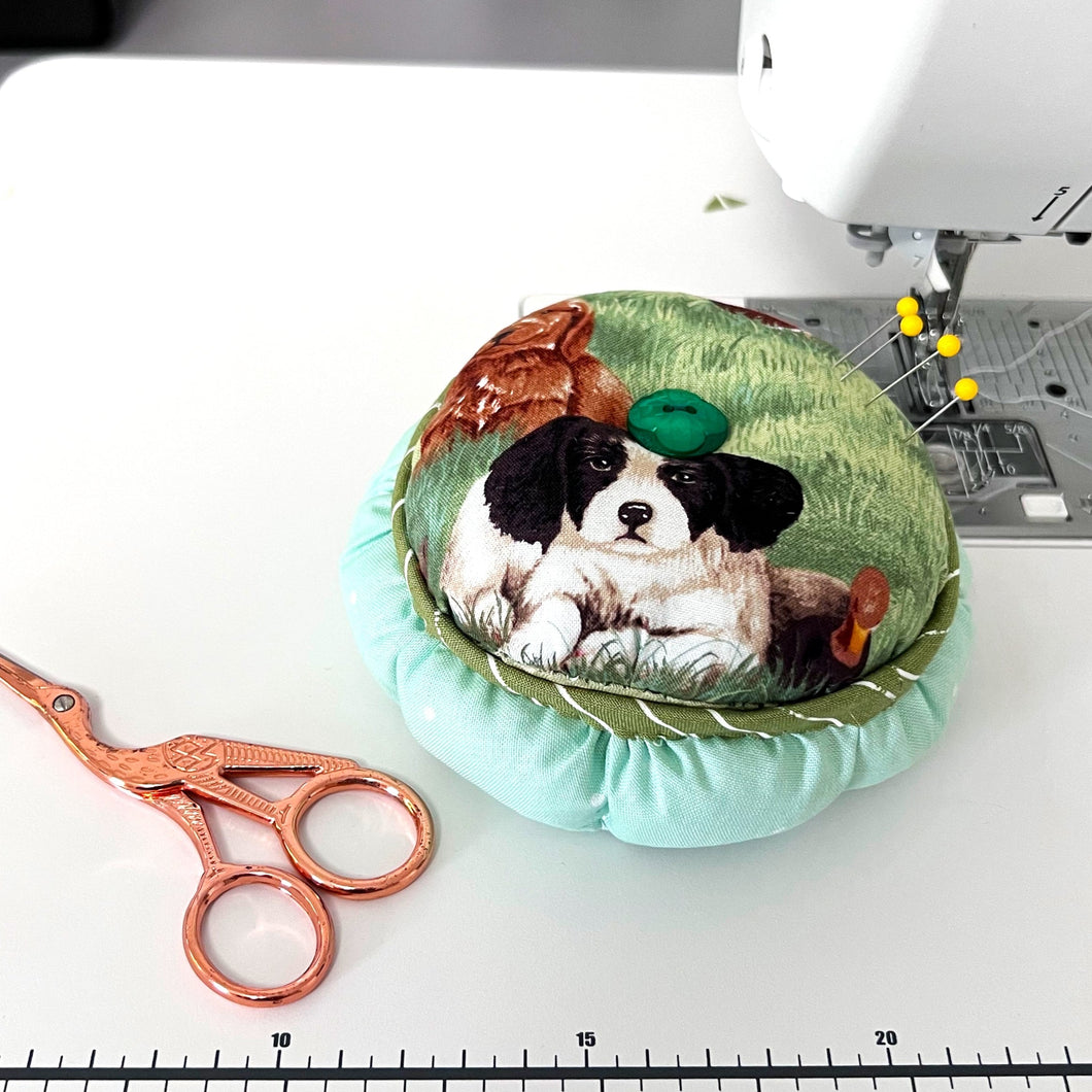 Pincushion With Container - Love Dogs