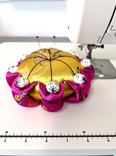 Load image into Gallery viewer, Pin Cushion Sewing Pattern; Pincushion Pattern; DIY Pincushion; Sewing pattern for beginner; 8 little people Pincushion; vintage pincushion; chinese pincushion; Asian pincushion; Pincushion with 8 little people.