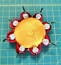 Load image into Gallery viewer, Pin Cushions; Pincushion; vintage pincushion; chinese pincushion; pincushion with 8 little persons; 8 little persons pincushion.