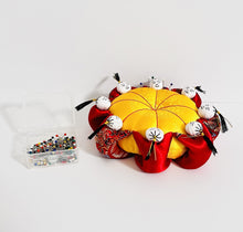 Load image into Gallery viewer, Pin Cushion Sewing Pattern; Pincushion Pattern; DIY Pincushion; Sewing pattern for beginner; 8 little people Pincushion; vintage pincushion; chinese pincushion; Asian pincushion; Pincushion with 8 little people.
