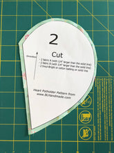 Load image into Gallery viewer, Heart Shaped Oven Mitt Sewing Pattern; Heart Shaped Potholders PDF Sewing Pattern