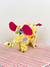 Load image into Gallery viewer, Animal sewing pattern. Elephant PDF pattern; Stuffed elephant sewing pattern; DIY stuffed animal sewing pattern; huggable stuffed elephant; gift for baby shower; DIY toys
