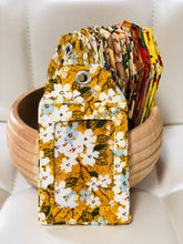 Load image into Gallery viewer, DIY luggage tag Fabric luggage tag tutorial Personalized luggage tag Sewing luggage tag Handmade luggage tag Travel name tag Fabric luggage tag ideas Easy luggage tag sewing Unique luggage tag designs Homemade luggage tag Creative luggage tag Fabric name tag Personalized fabric name tag DIY fabric name tag Handmade fabric name tag Name tag sewing tutorial Fabric name badge Fabric name tag design