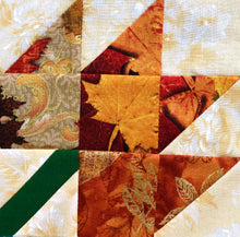 Load image into Gallery viewer, Autumn Leaf Quilt Block Sewing Pattern