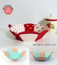 Load image into Gallery viewer, Octagon Basket PDF Sewing Pattern; fabric basket sewing pattern