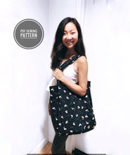 Load image into Gallery viewer, Tote Bag Sewing Pattern