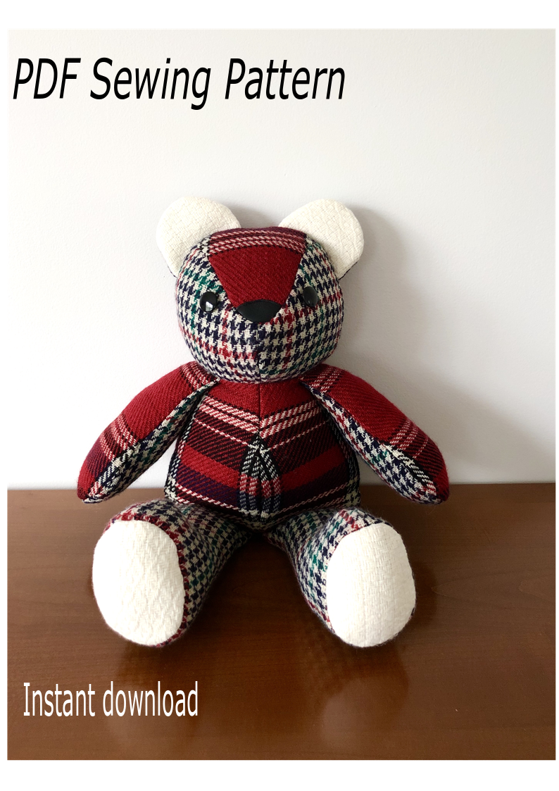 Teddy bear patterns to top sew