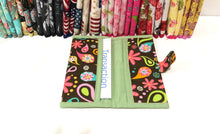 Load image into Gallery viewer, checkbook covers; purses; fabric checkbook cover wallet