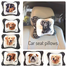 Load image into Gallery viewer, Car headrest pillows; Decorative pillows