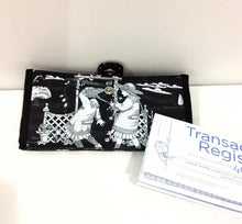 Load image into Gallery viewer, checkbook covers; purses; fabric checkbook cover wallet