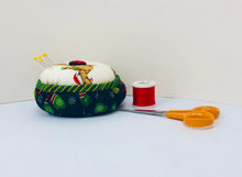 Load image into Gallery viewer, Pincushion With Container - Christmas dog