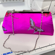 Load image into Gallery viewer, Clutch; evening clutches for weddings; wedding clutch; wedding clutch bag; purse. silk purses;