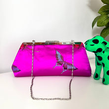 Load image into Gallery viewer, Clutch; evening clutches for weddings; wedding clutch; wedding clutch bag; purse. silk purses;