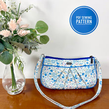 Load image into Gallery viewer, Double Pleats Small Crossbody Bag PDF Sewing Pattern
