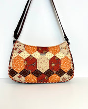 Load image into Gallery viewer, Patchwork Shoulder Bag, Hexagon Patchwork bag
