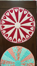 Load image into Gallery viewer, Quilt table topper, Patchwork table topper - love life
