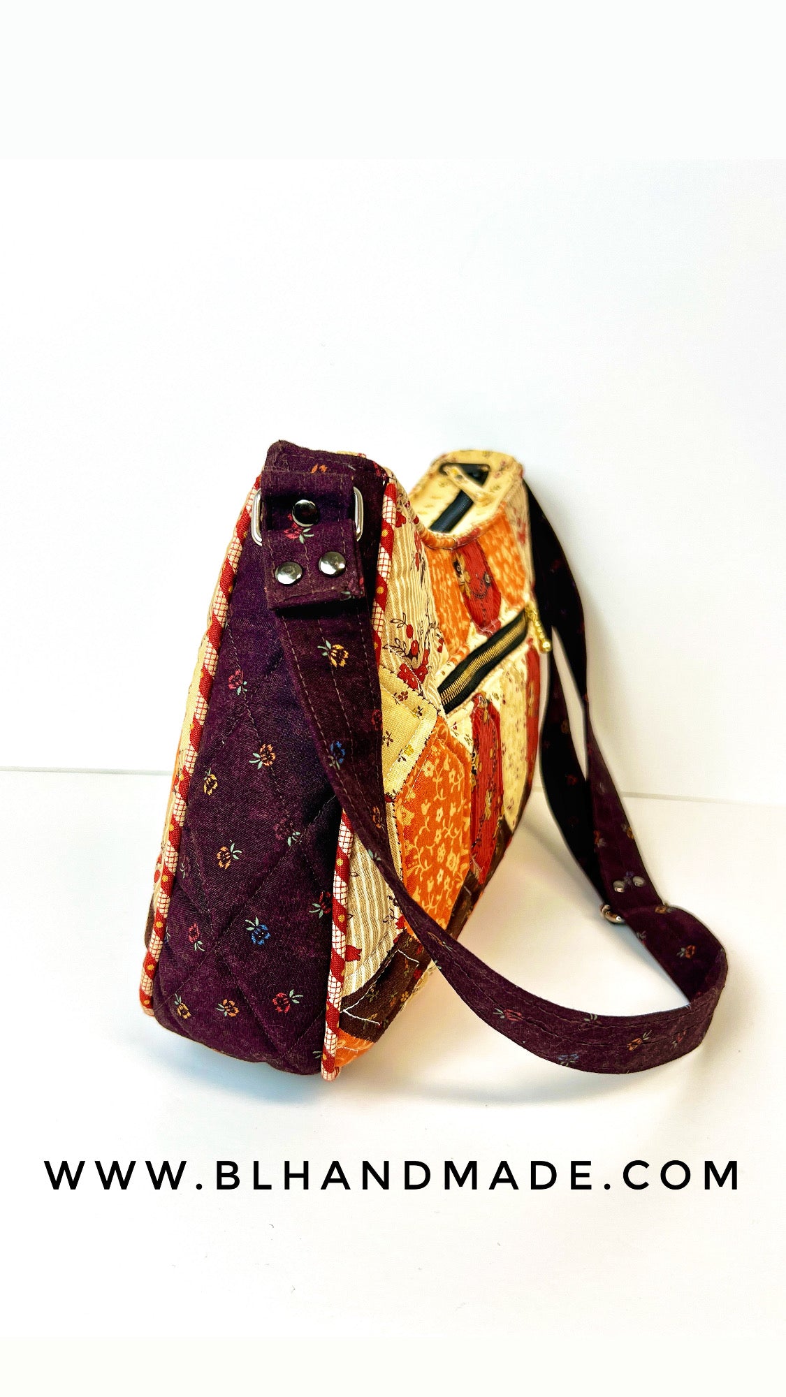 Patchwork Shoulder Bag, Hexagon Patchwork bag – BL Handmade