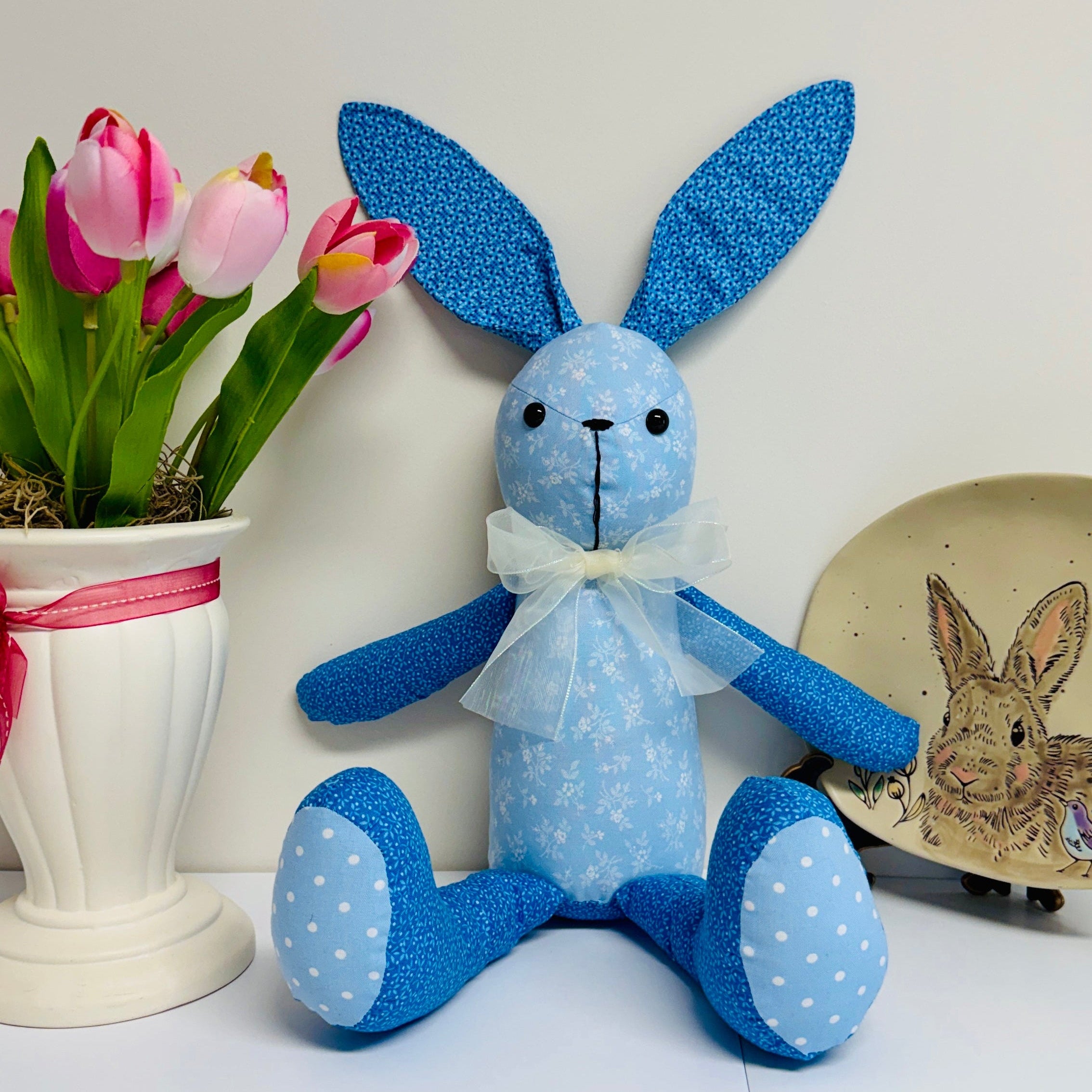 Stuffed Bunny Rabbit PDF Sewing Pattern; toy pattern; bunny pattern ...
