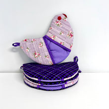 Load image into Gallery viewer, Pick any Pair of Bird-shaped Potholders/Oven Mitts - Romantic
