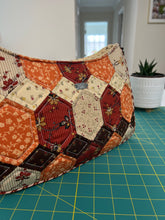 Load image into Gallery viewer, Patchwork Shoulder Bag, Hexagon Patchwork bag
