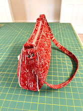 Load image into Gallery viewer, Japanese Quilted Crescent Shoulder Bag - Blossom
