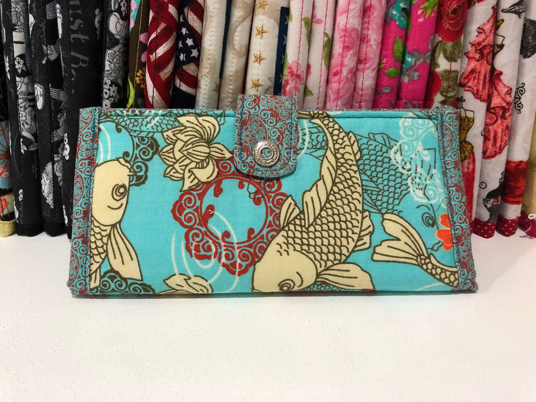 checkbook covers; purses; fabric checkbook cover wallet