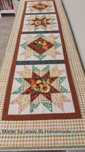 Load and play video in Gallery viewer, Table Topper Quilt Block Sewing Pattern - 2 sizes
