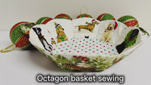 Load and play video in Gallery viewer, Octagon Basket for Christmas
