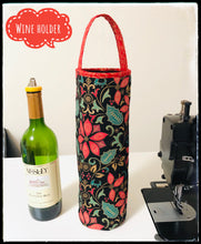 Load image into Gallery viewer, wine holders; bottle holders; quilted bags
