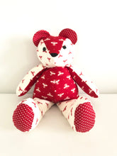 Load image into Gallery viewer, Teddy bear; teddy bear sewing pattern; stuffed animal sewing pattern; memory bear pattern
