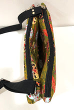 Load image into Gallery viewer, Cotton Crossbody Bags ; Double Zipper shoulder bags
