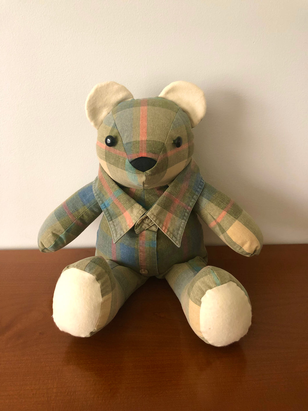 Handmade Stuffed Memory Teddy Bear- with your own materials