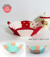 Load image into Gallery viewer, Octagon Basket PDF Sewing Pattern; fabric basket sewing pattern
