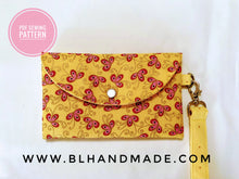 Load image into Gallery viewer, Wallet With 2 Pockets Sewing Pattern
