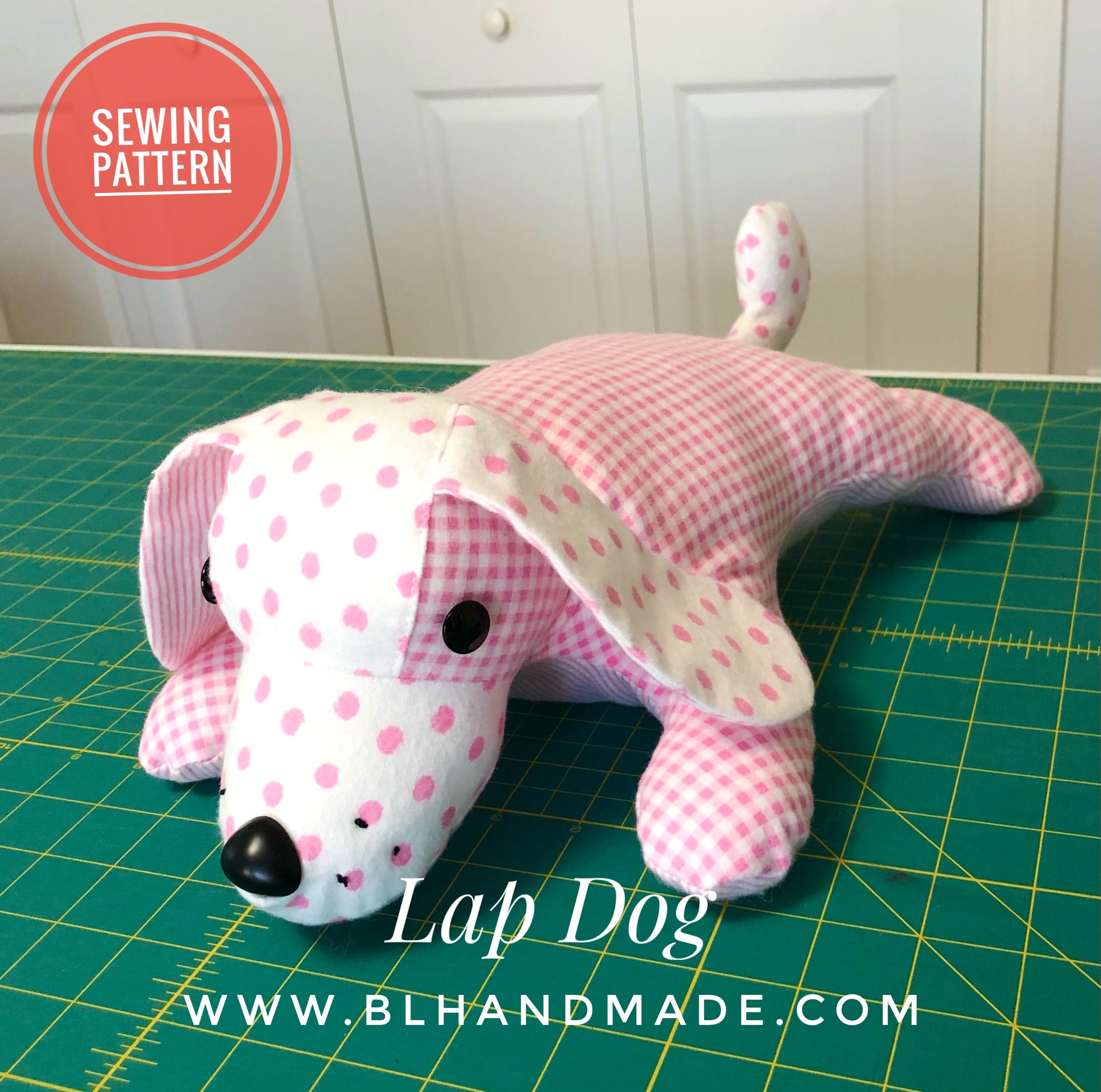 Ned The Puppy Dog Sewing Pattern – Child-Friendly Version – Pcbangles UK